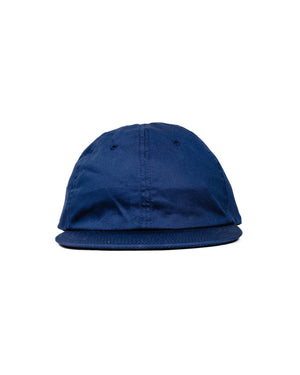 Found Feather 6 Panel Baseball Cap Combed Chino French Blue