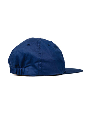 Found Feather 6 Panel Baseball Cap Combed Chino French Blue Close