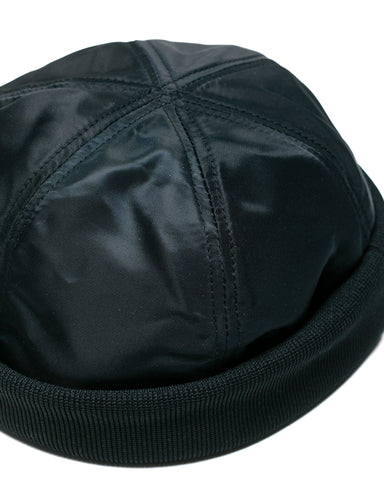 Found Feather 6 Panel Watch Cap MA-1 Black