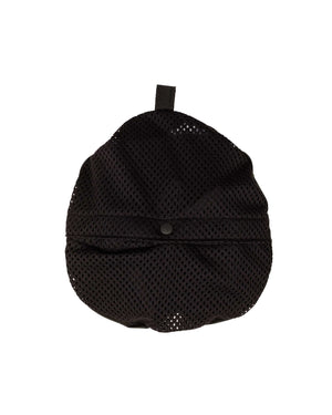 Found Feather Boonie Crusher Hat Poly Dyed Taffeta Black Mesh Pocket