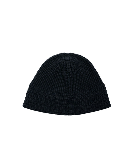 Found Feather Knit Bucket Hat Black