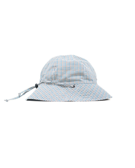 lost & found Found Feather Found Feather Military Sun Hat (Reversible) White Check