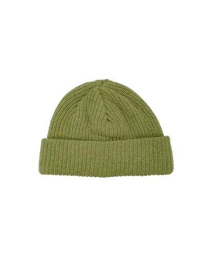 Found Feather Oversized Watch Cap Italian Merino Wool Pistachio