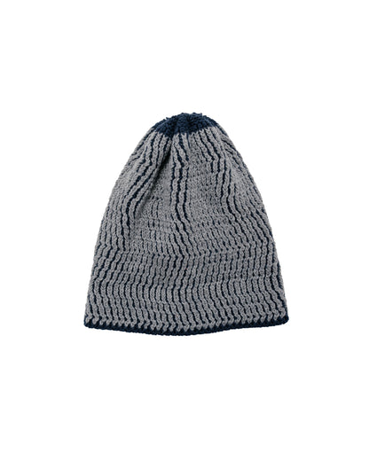 Found Feather Wave Skully Navy Grey