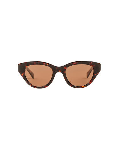 Garrett Leight Dottie Caviar Tortoise/Semi-Flat Oak