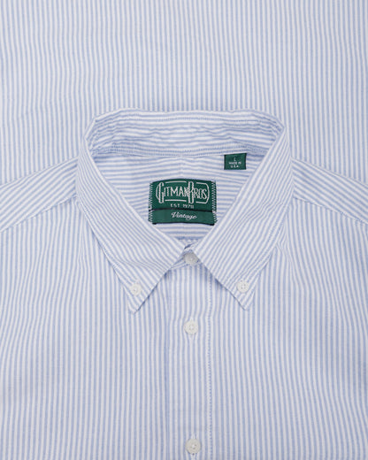 Gitman Vintage Bros. Blue Stripe Oxford Long Sleeve