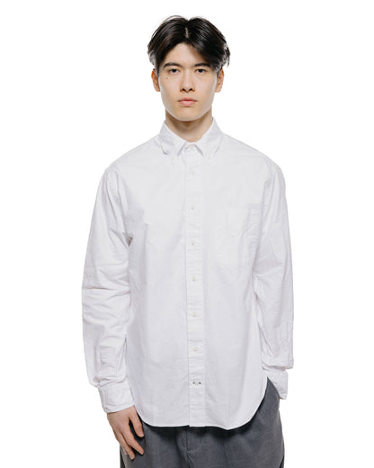 Gitman Vintage Bros. USA Woven 4.5oz White Poplin