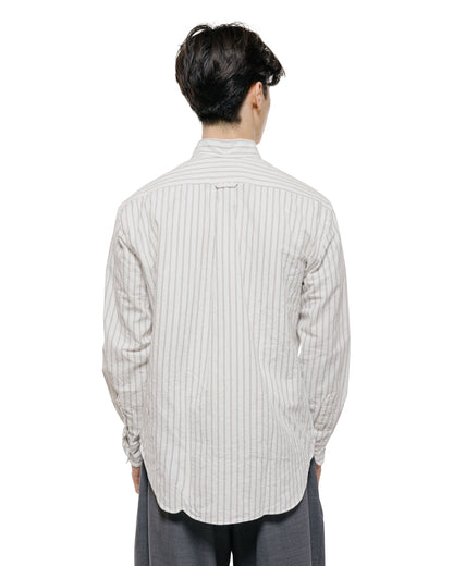 Gitman Vintage Bros. White Japanese Striped Oxford