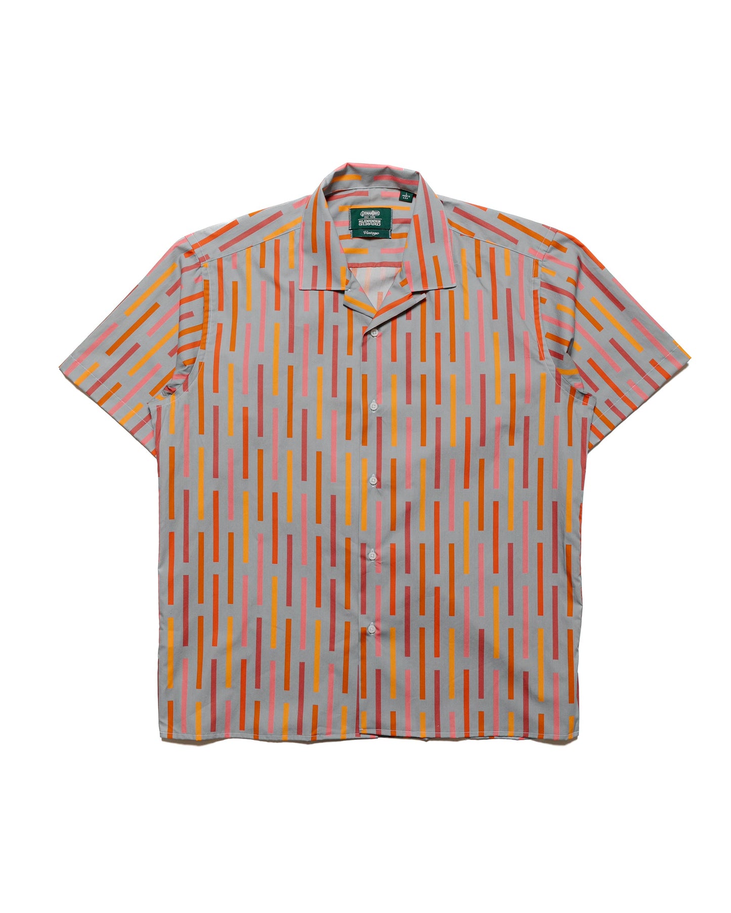 Gitman Vintage Bros. Alexander Girard 'Broken Stripe' 1952 Camp Shirt