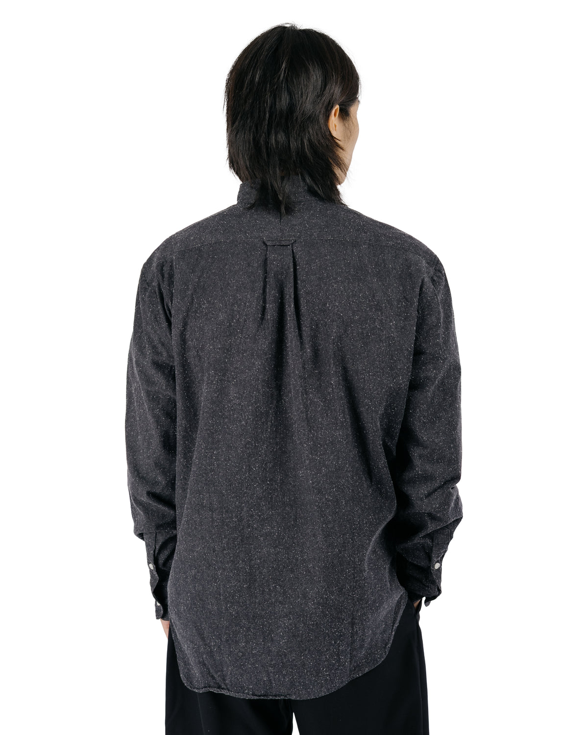 Gitman Vintage Bros. Black Japanese Silk Denim Shirt
