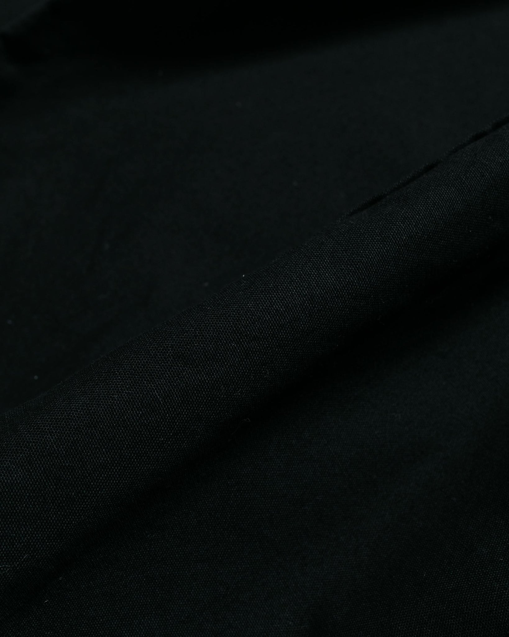 Gitman Vintage Bros. Black Overdye Oxford Long Sleeve fabric