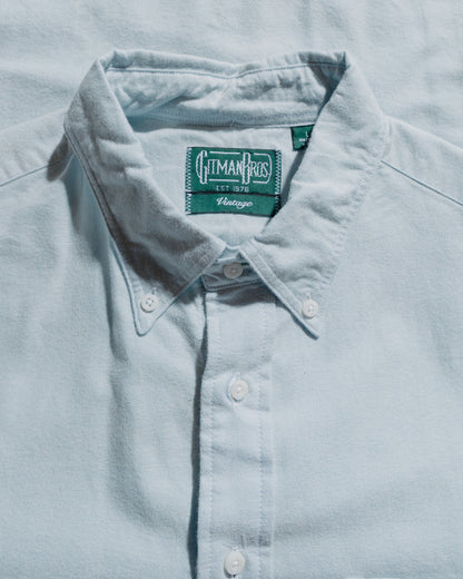 Gitman Vintage Bros. Blue Brushed Fall Oxford