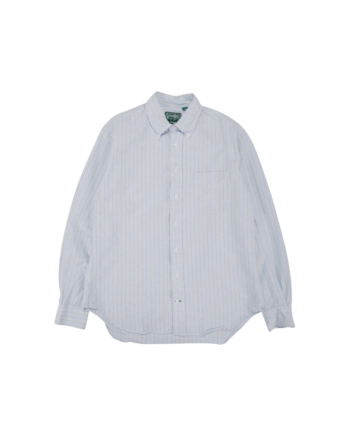 Gitman Vintage Bros. Blue Japanese Striped Oxford