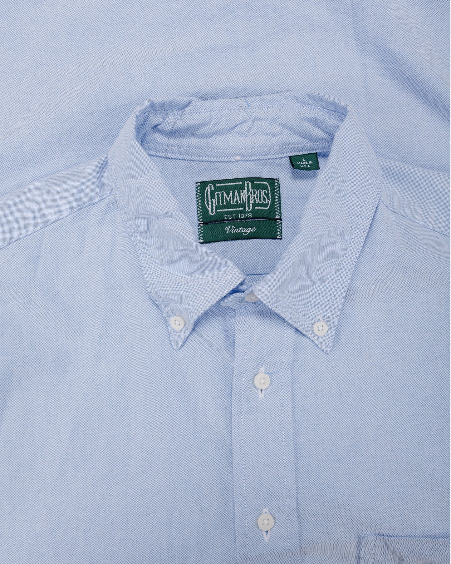 Gitman Vintage Bros. Blue Oxford Long Sleeve