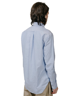 Gitman Vintage Bros. Blue Oxford Long Sleeve model back