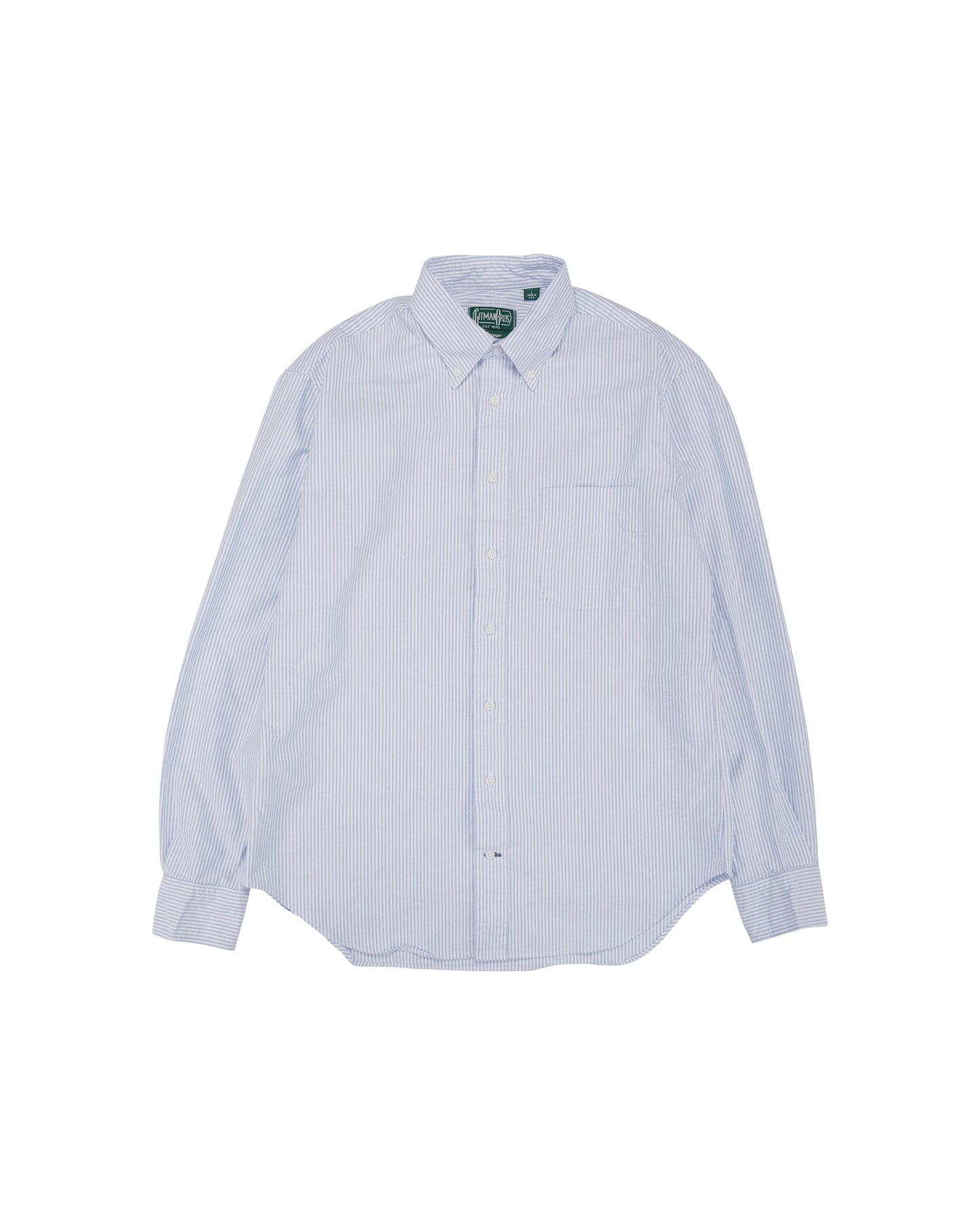 Gitman Vintage Bros. Blue Stripe Oxford Long Sleeve