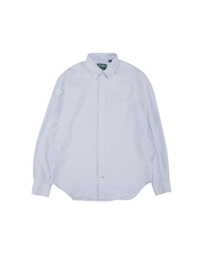 Gitman Vintage Bros. Blue Stripe Oxford Long Sleeve
