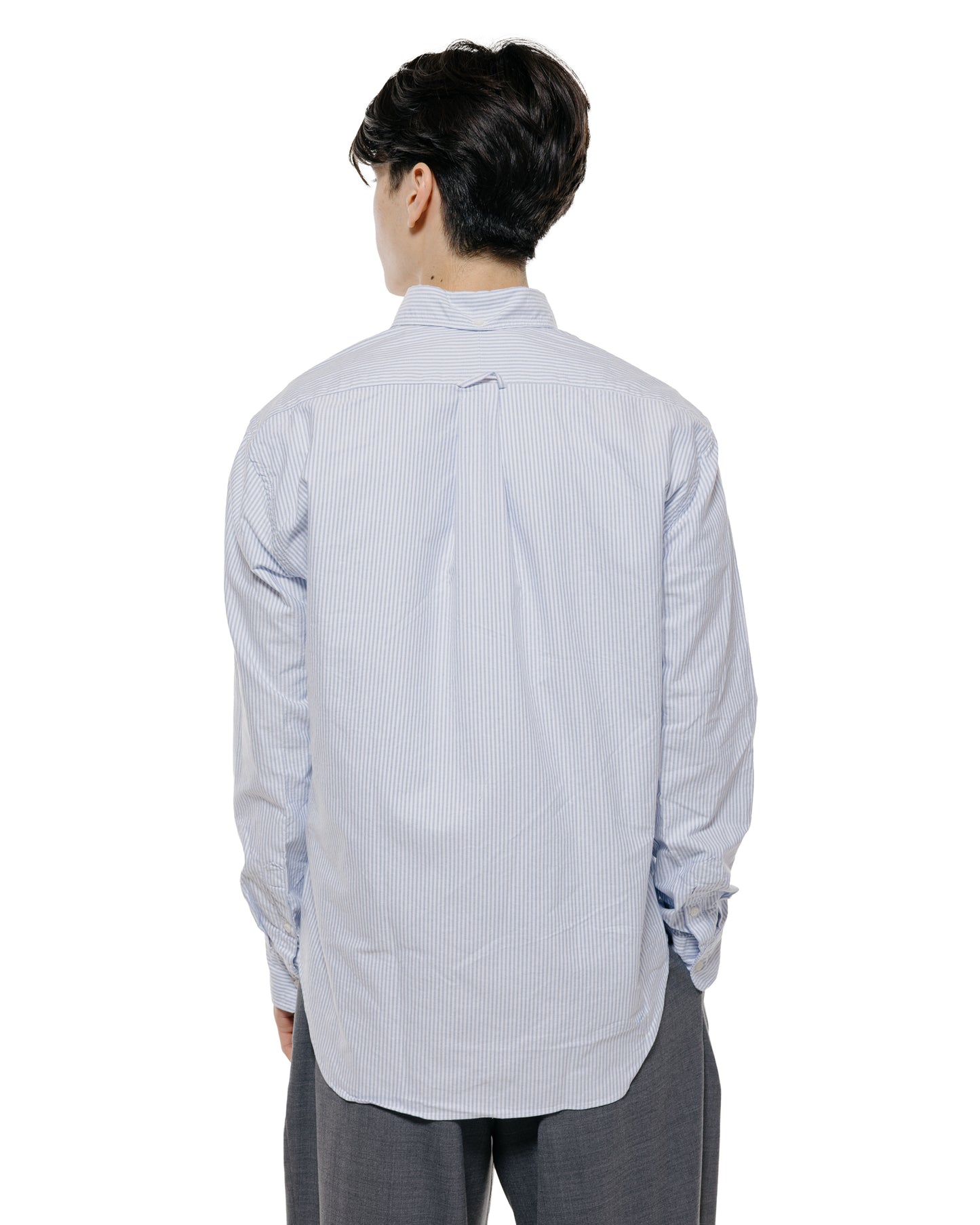 Gitman Vintage Bros. Blue Stripe Oxford Long Sleeve