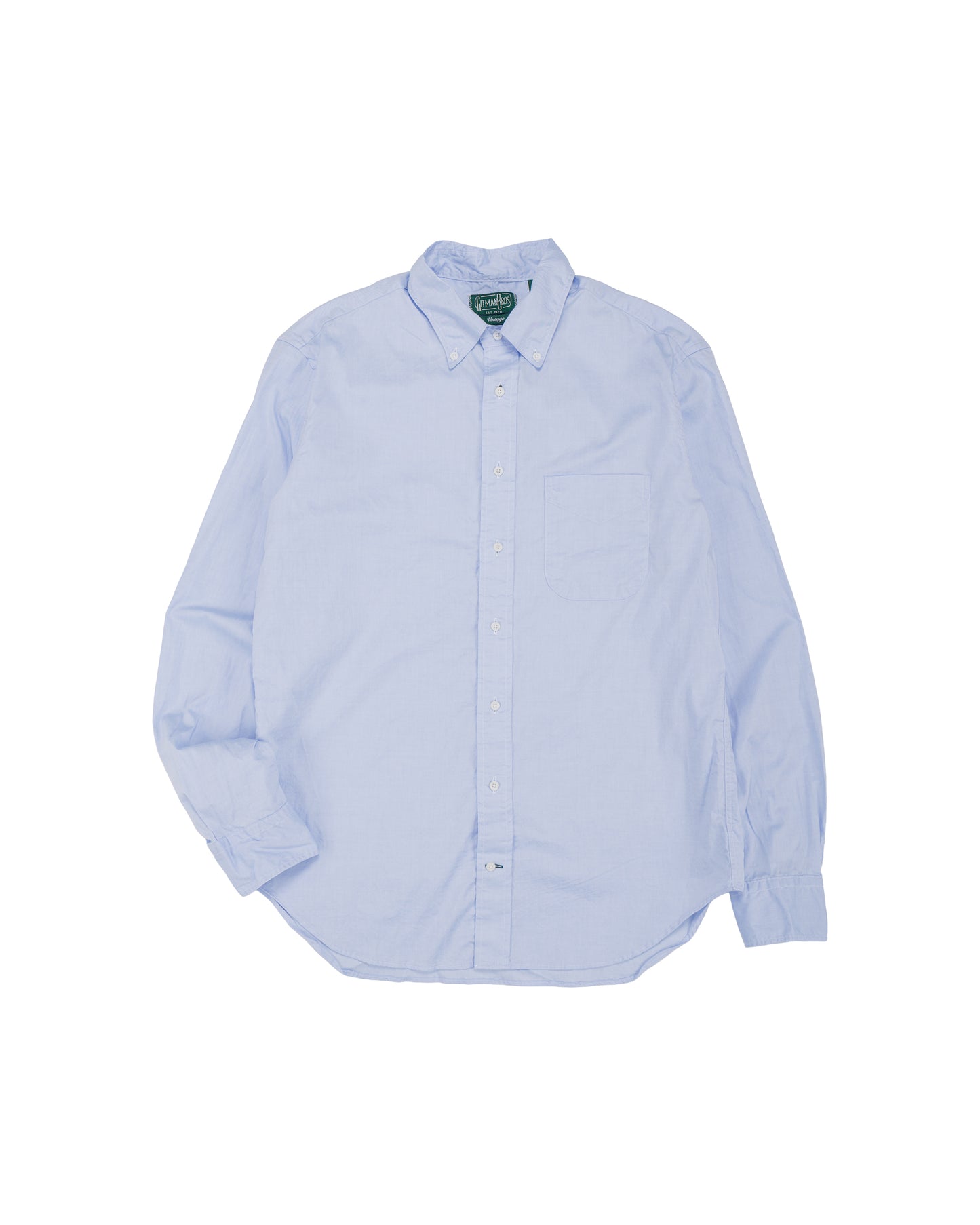 Gitman Vintage Bros. Blue Zephyr Oxford