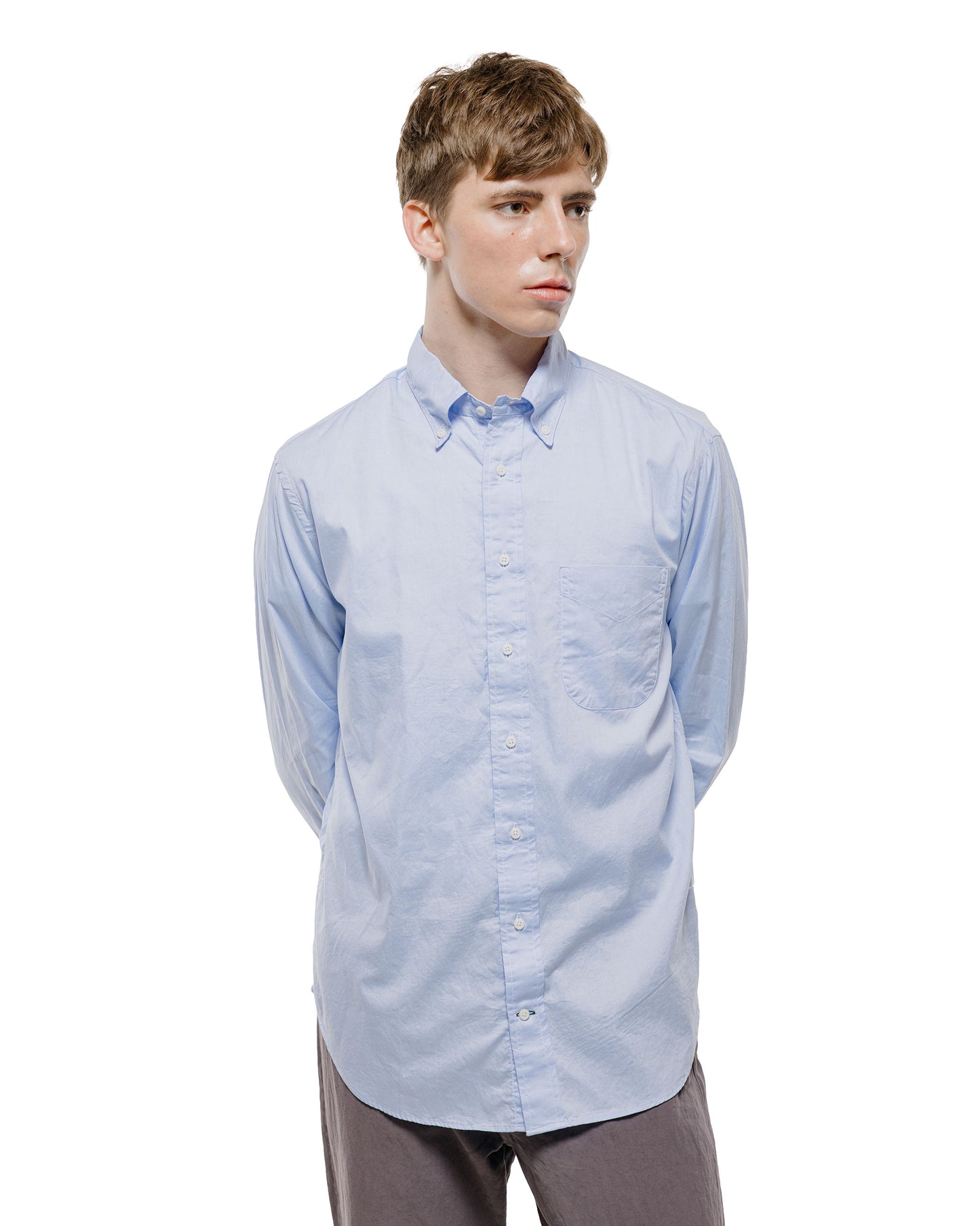 Gitman Vintage Bros. Blue Zephyr Oxford