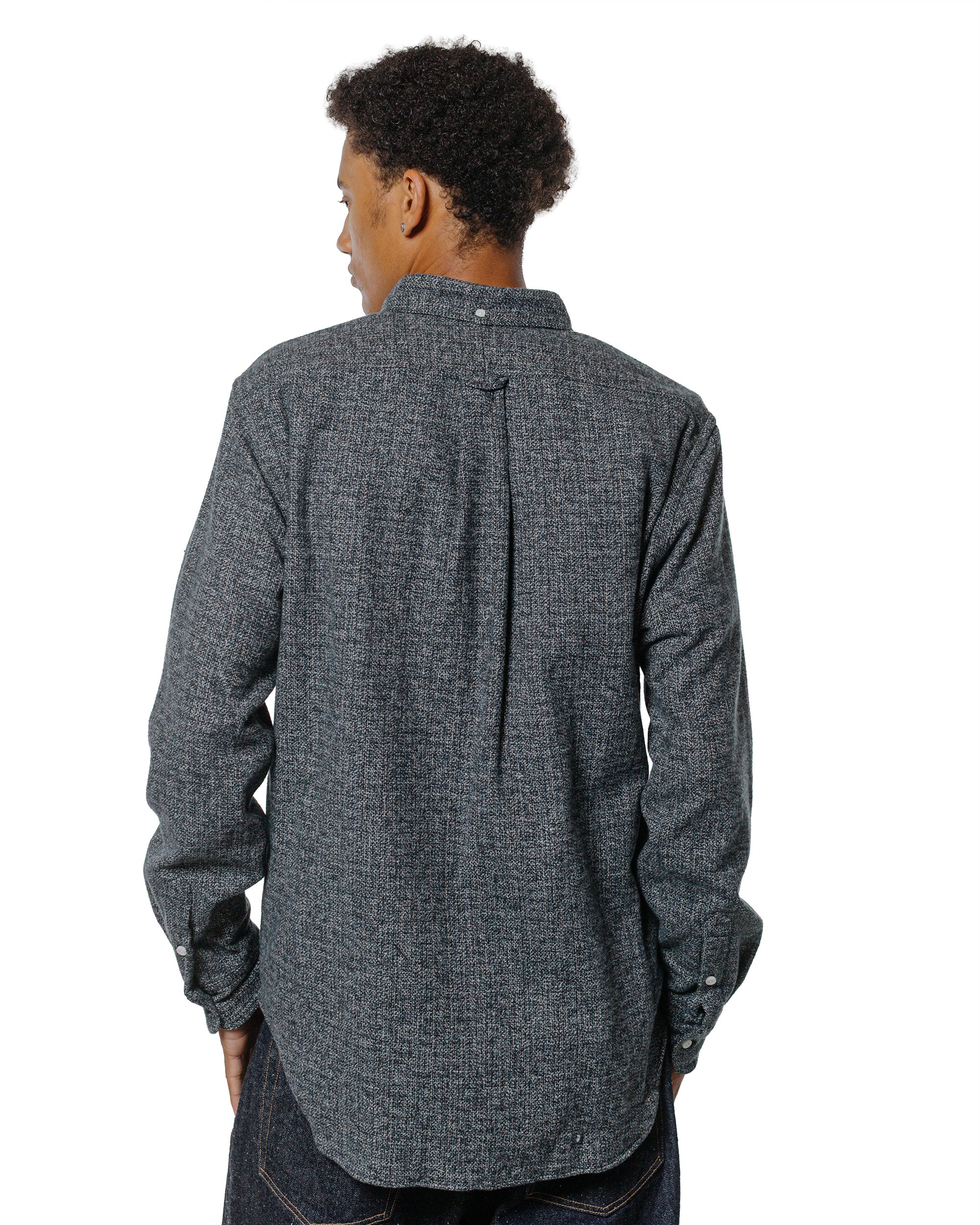 Gitman Vintage Bros. Grey Cotton Tweed Shirt Gitman Vintage Bros. Grey Cotton Tweed Shirt