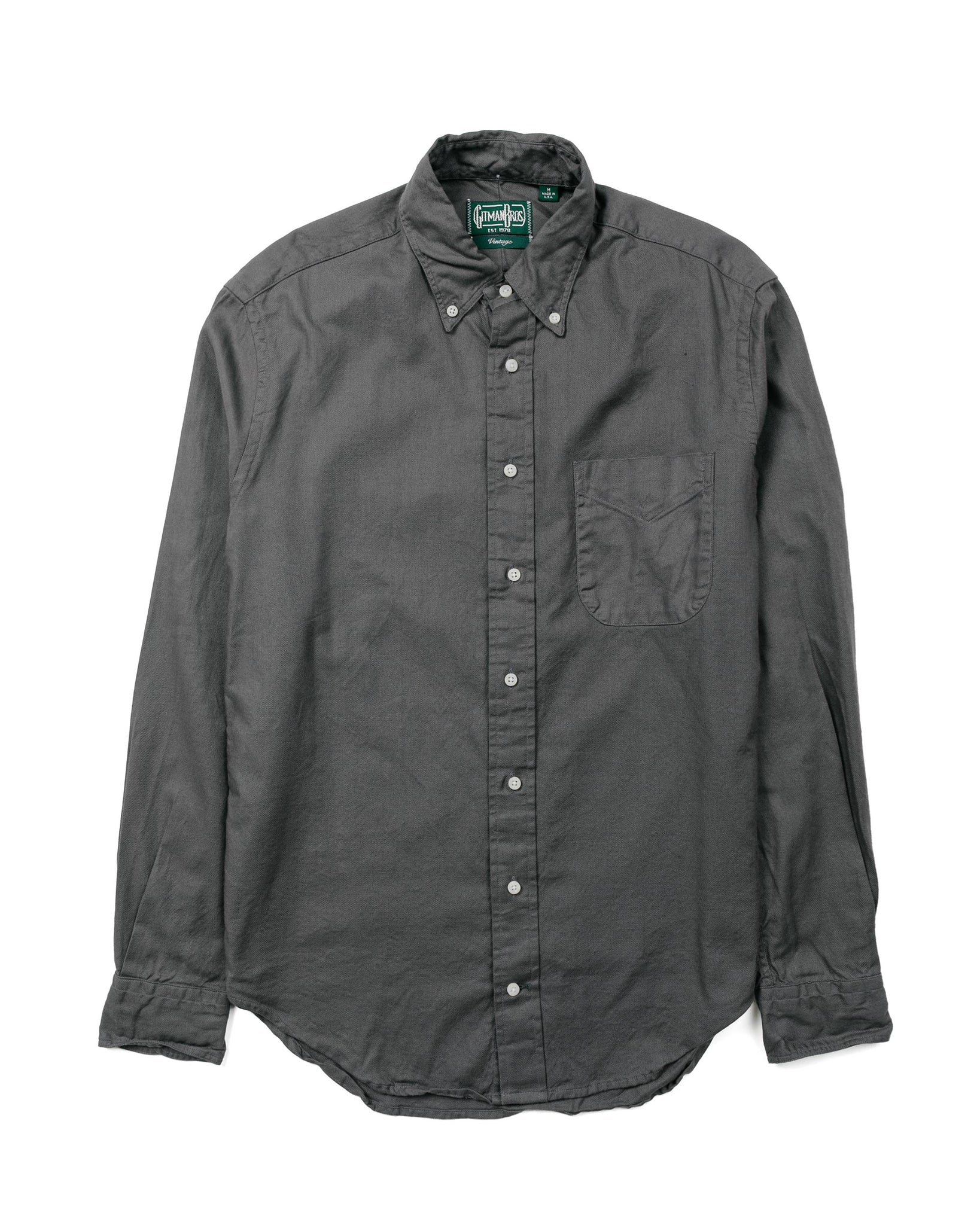 Gitman Vintage Bros. Grey Hopsack Shirt