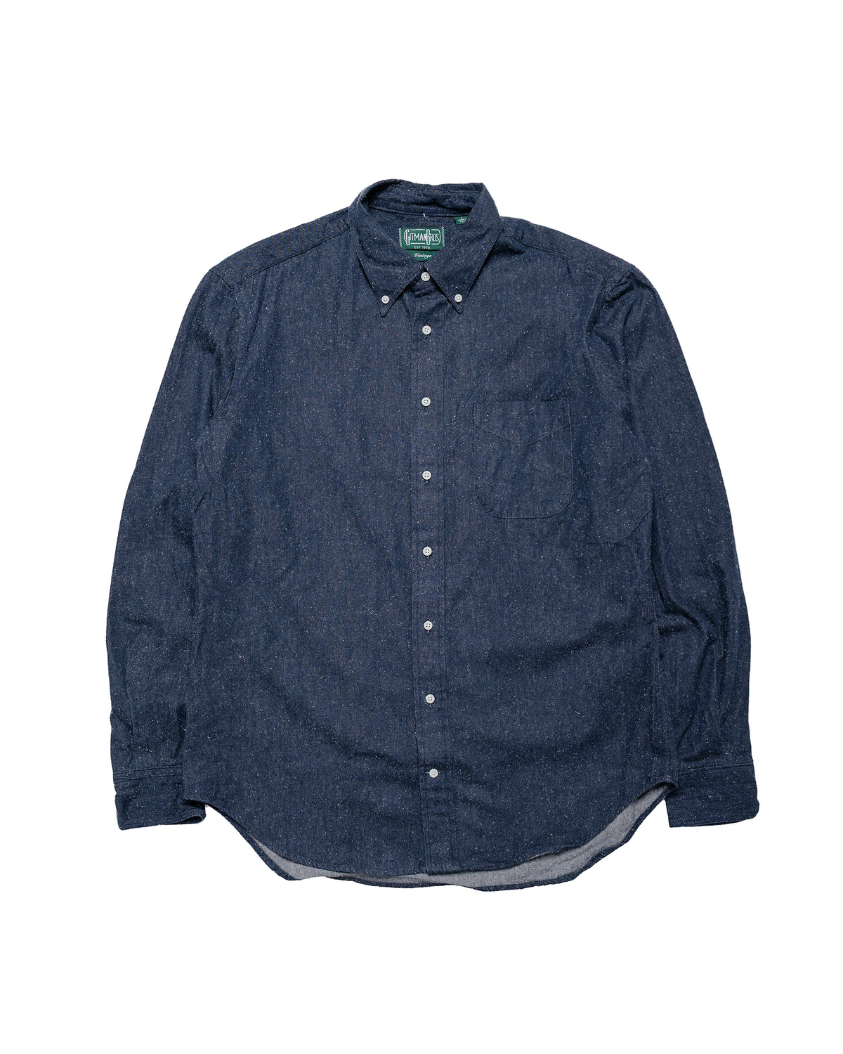 Gitman Vintage Bros. Indigo Japanese Silk Denim Shirt