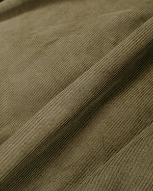 Gitman Vintage Bros. Olive Jumbo Corduroy 3-Pocket Coat Fabric