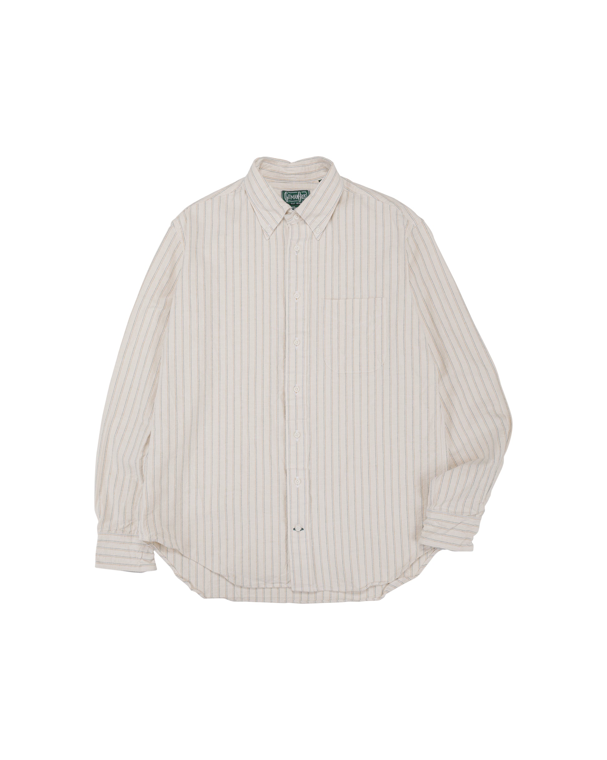Gitman Vintage Bros. Tan Japanese Striped Oxford