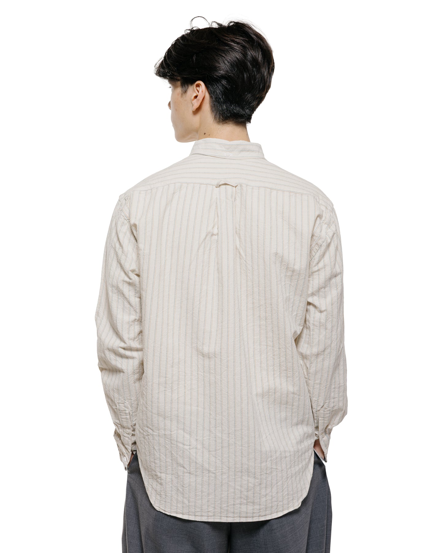 Gitman Vintage Bros. Tan Japanese Striped Oxford