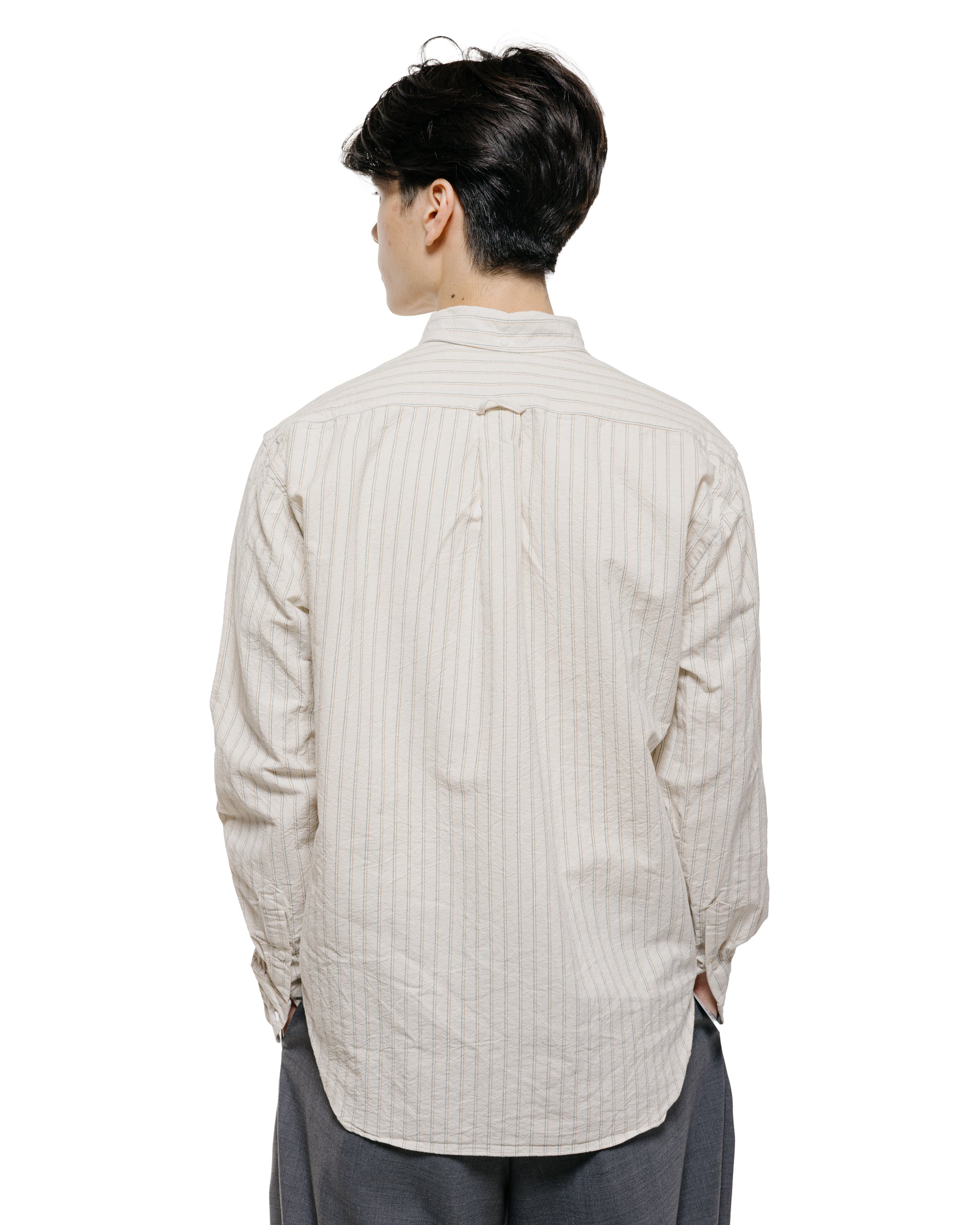 Gitman Vintage Bros. Tan Japanese Striped Oxford