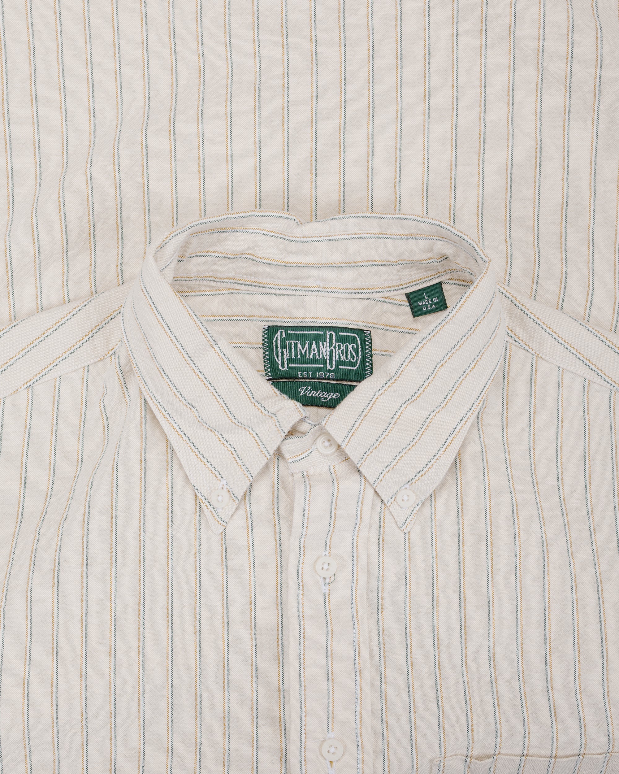 新品 GITMAN BROTHERS ギットマンブラザーズ ペイズリー柄シャツ