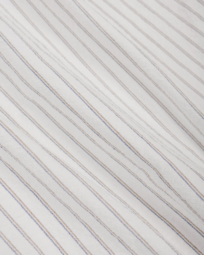 Gitman Vintage Bros. White Japanese Striped Oxford