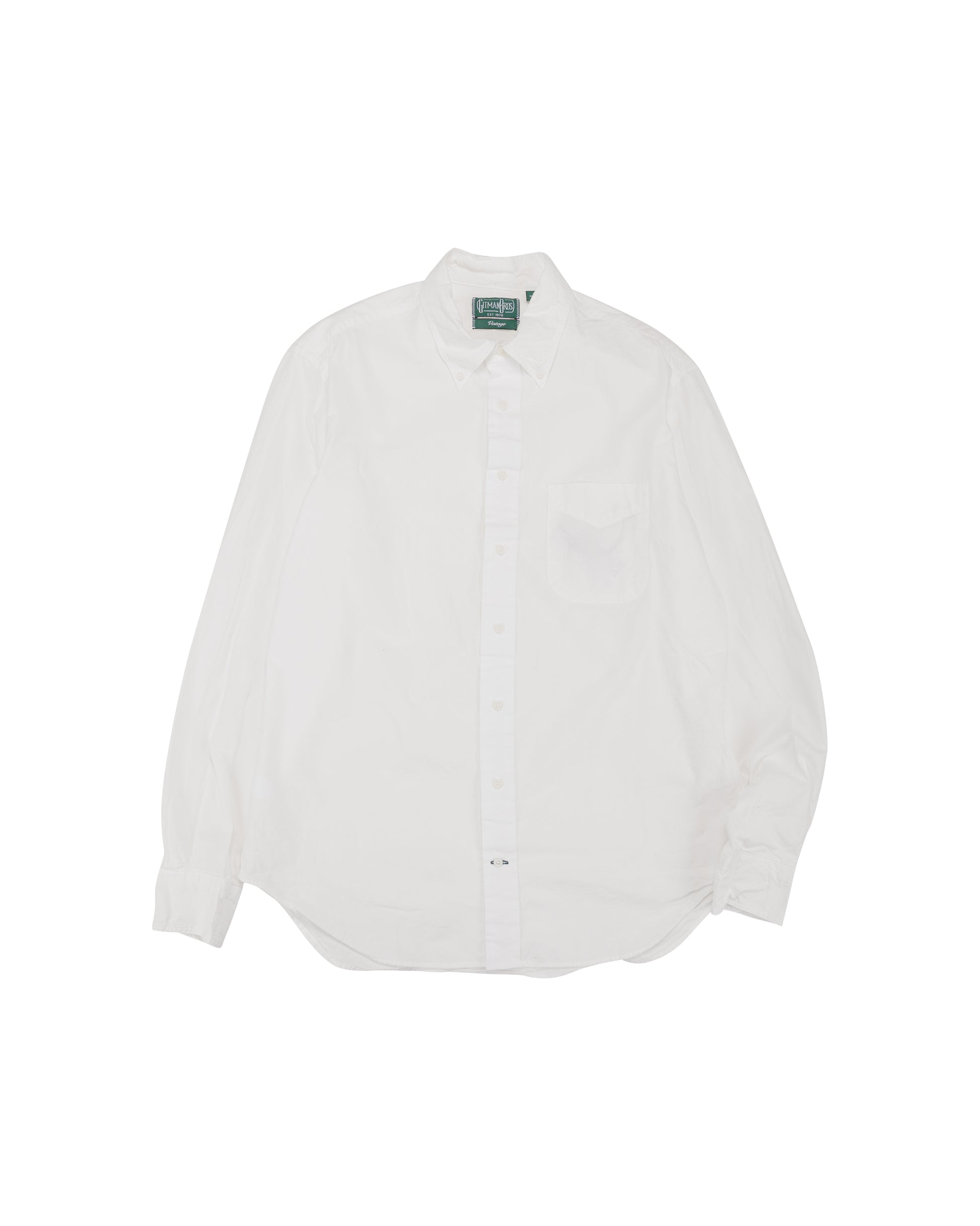 Gitman Vintage Bros. White Oxford Long Sleeve