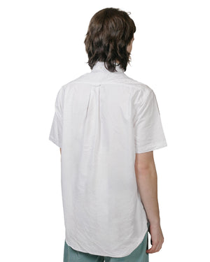 Gitman Vintage Bros. White Oxford Short Sleeve model back