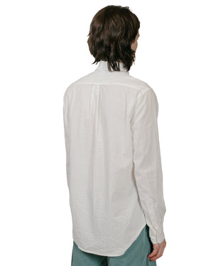 Gitman Vintage Bros. White Seersucker Shirt model back