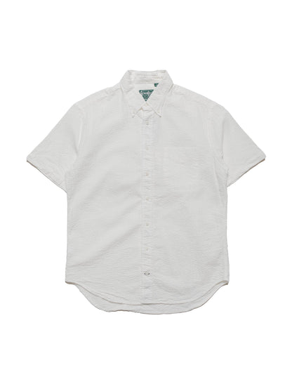 Gitman Vintage Bros. White Seersucker Short Sleeve Shirt