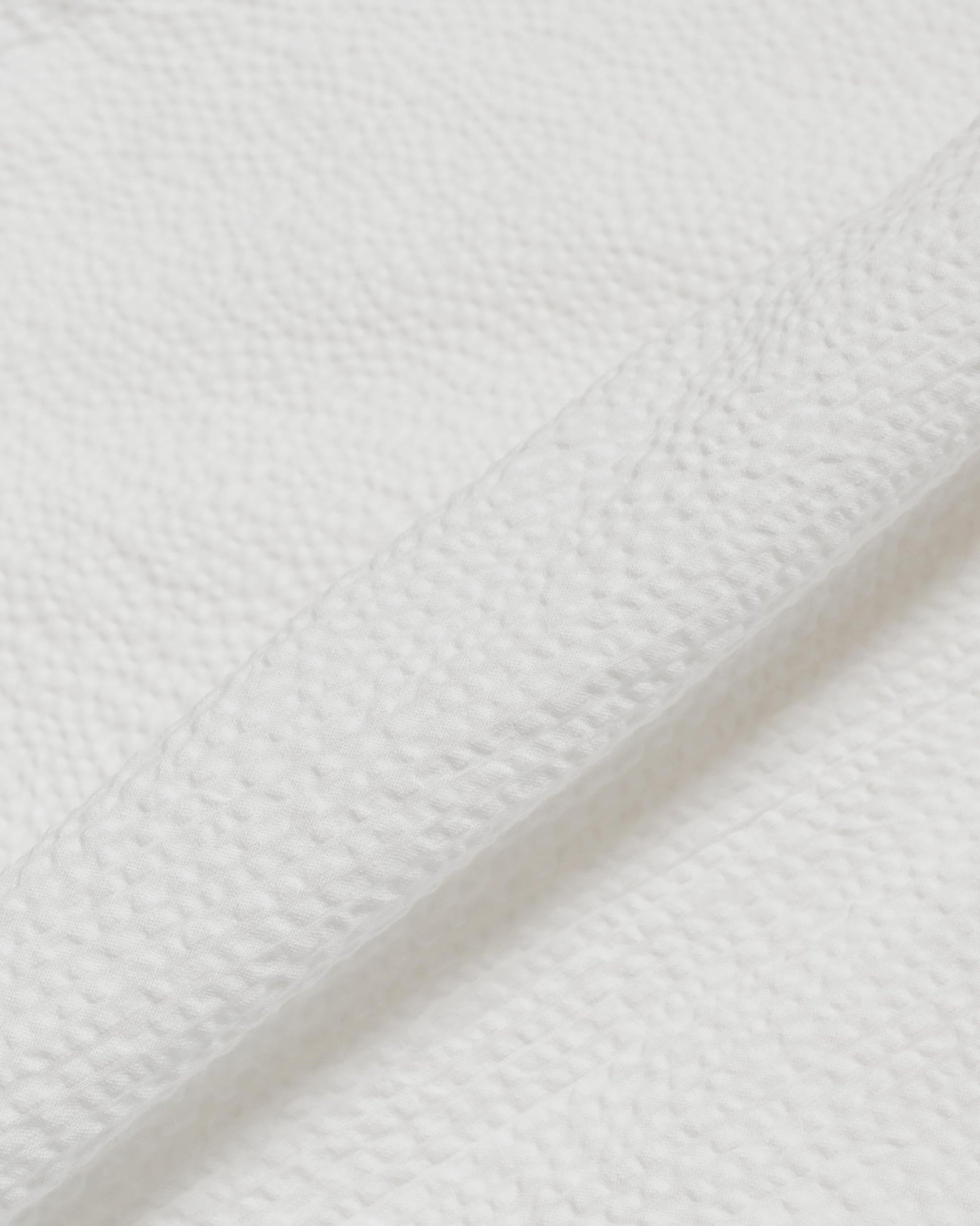 Gitman Vintage Bros. White Seersucker Short Sleeve Shirt fabric