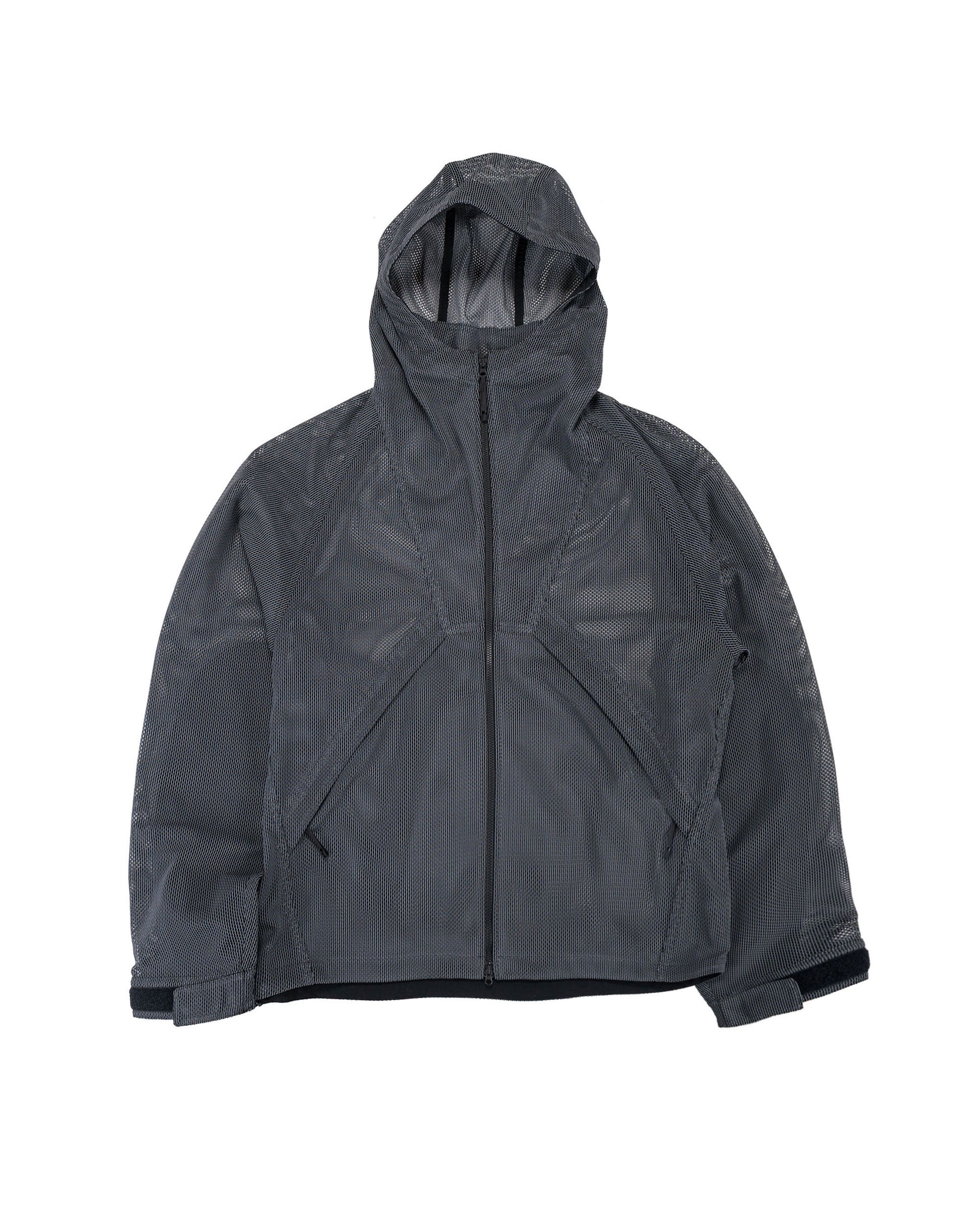 Goldwin Tonalith Mesh Hooded Jacket Black