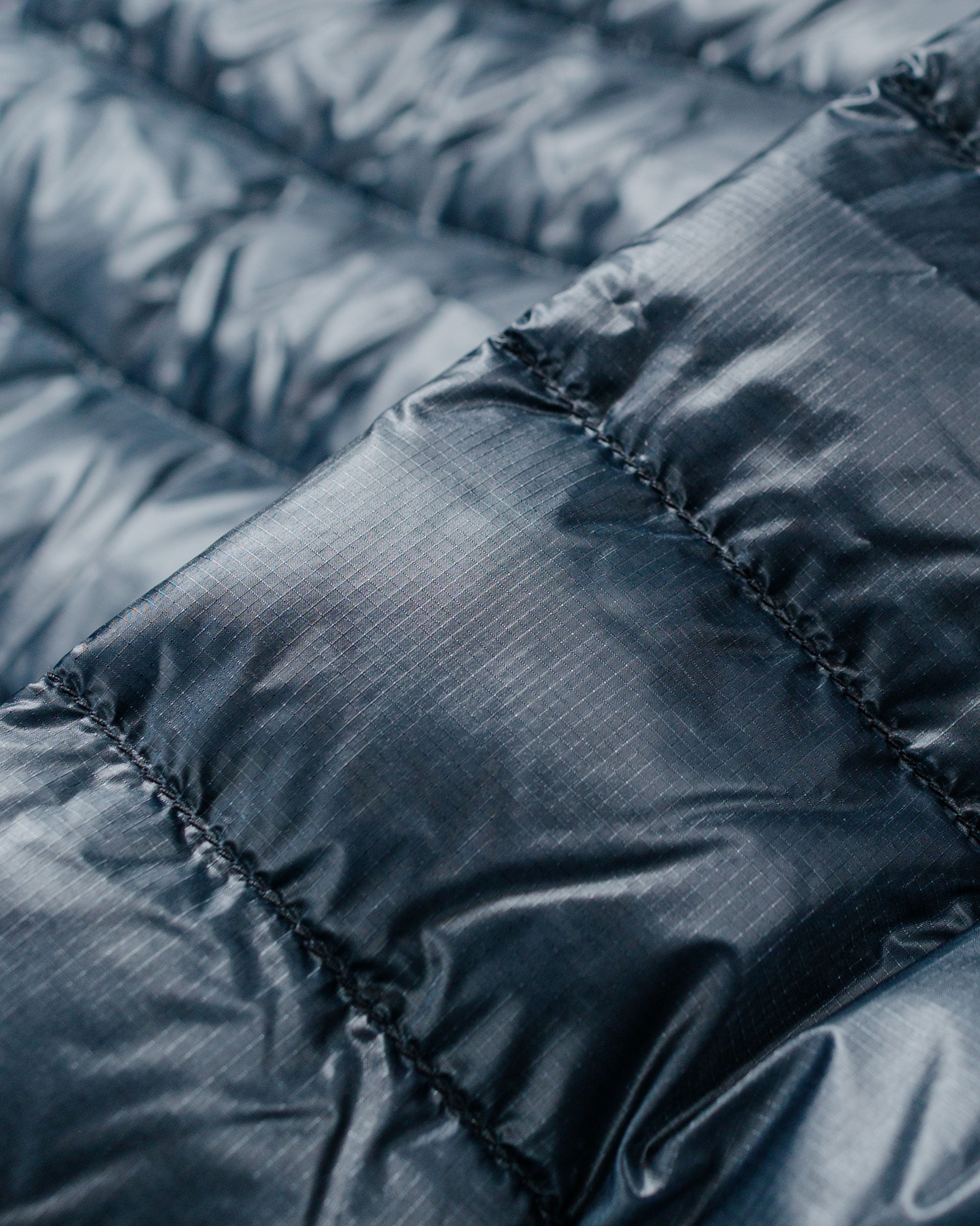 Goldwin 1000FP Sputtering Hooded Down Jacket Wolf Gray