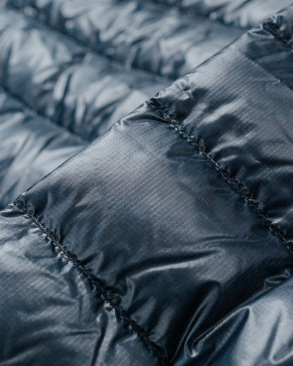 Goldwin 1000FP Sputtering Hooded Down Jacket Wolf Gray