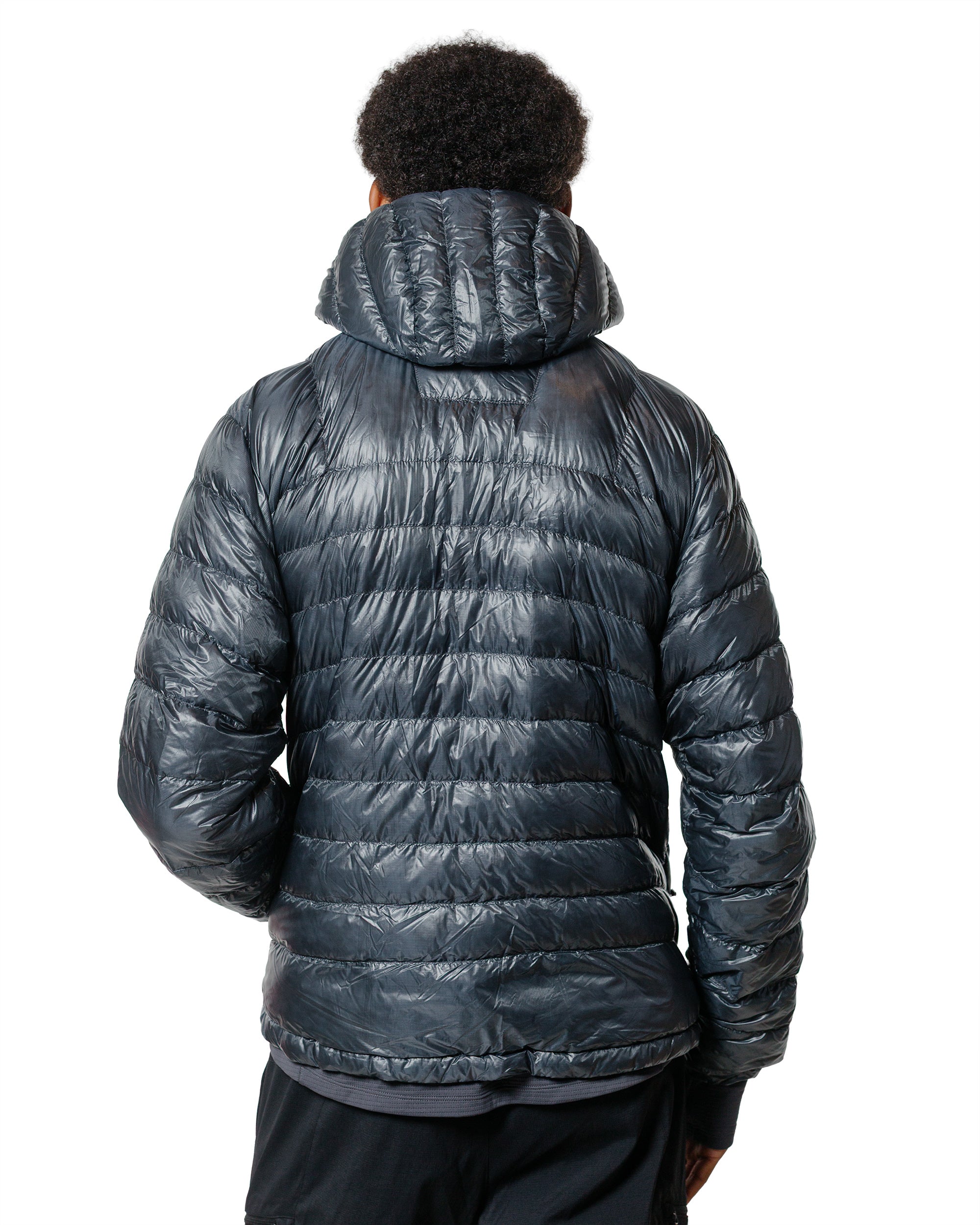 Goldwin 1000FP Sputtering Hooded Down Jacket Wolf Gray