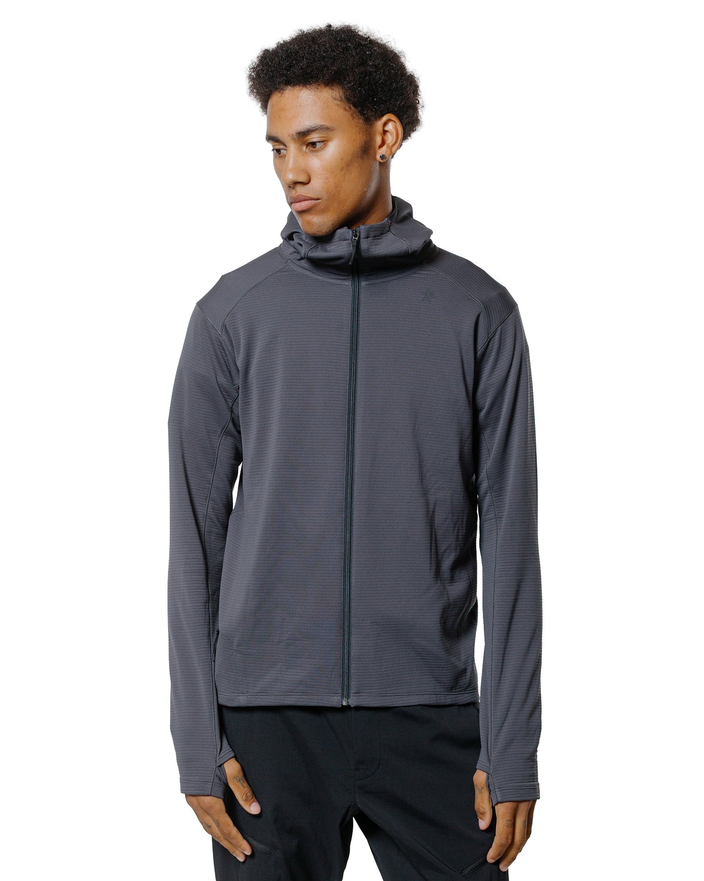 Goldwin Dual Layered L/S Hoodie Cloud Grey