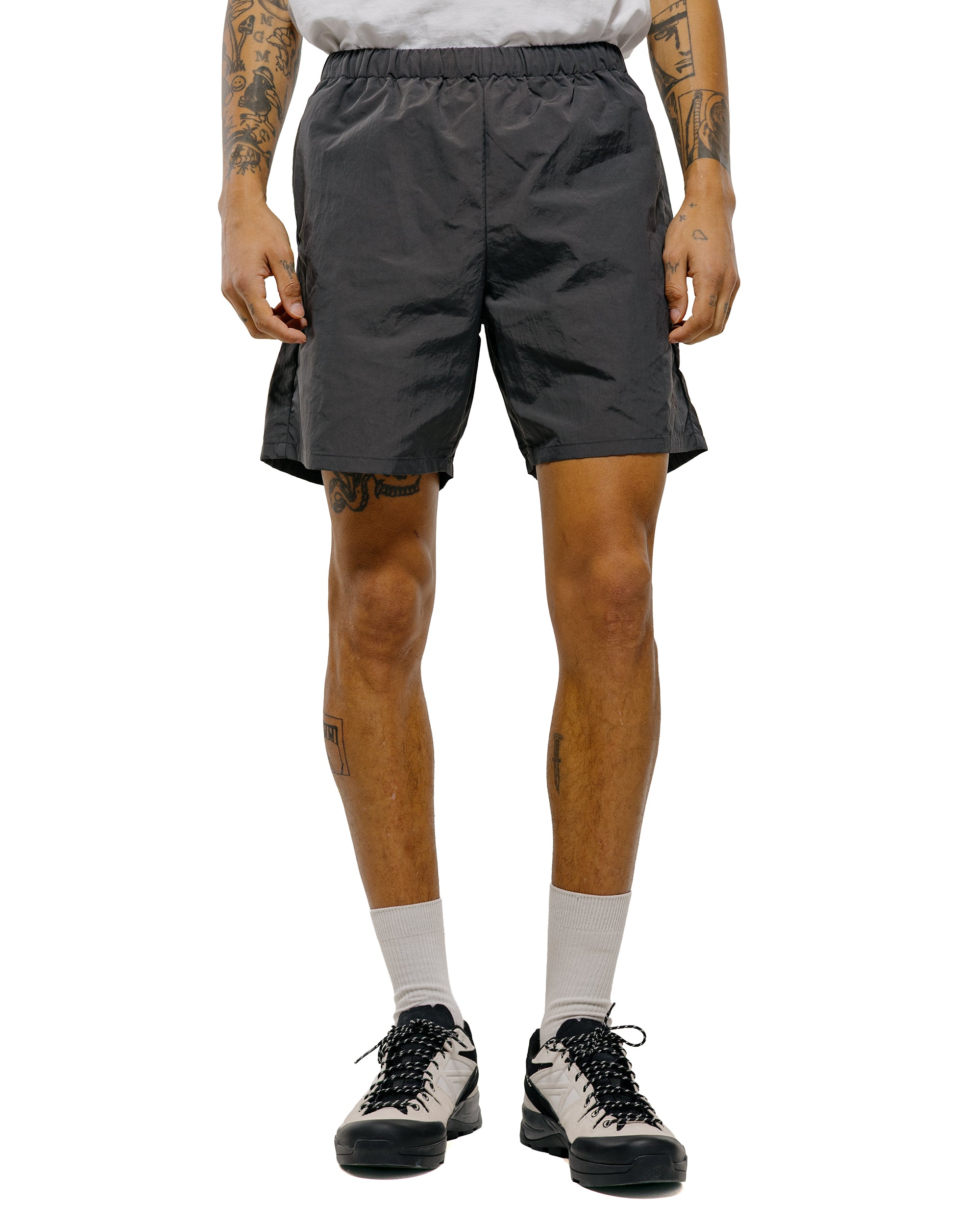 Goldwin Nylon Shorts Deep Charcoal