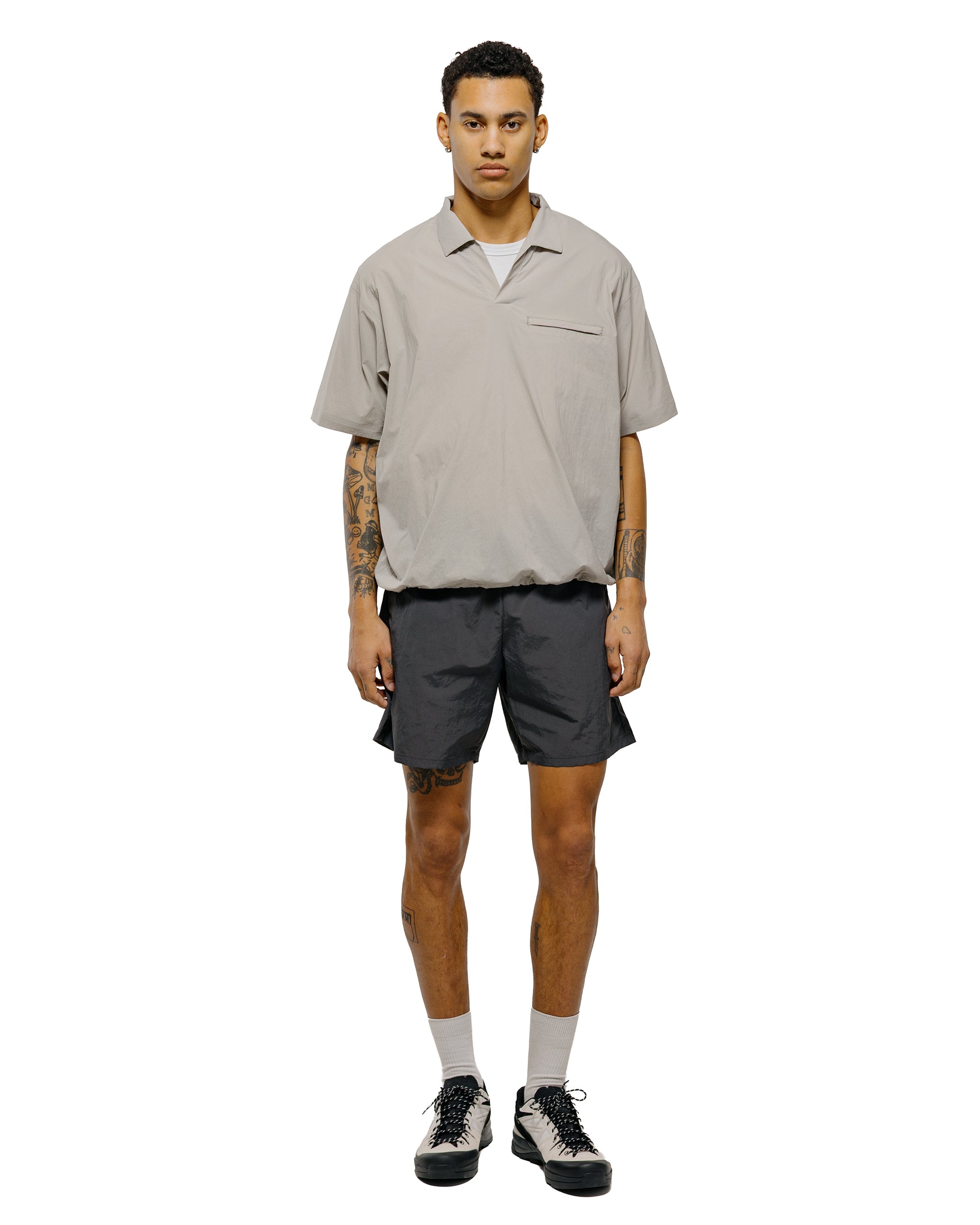 Goldwin Nylon Shorts Deep Charcoal