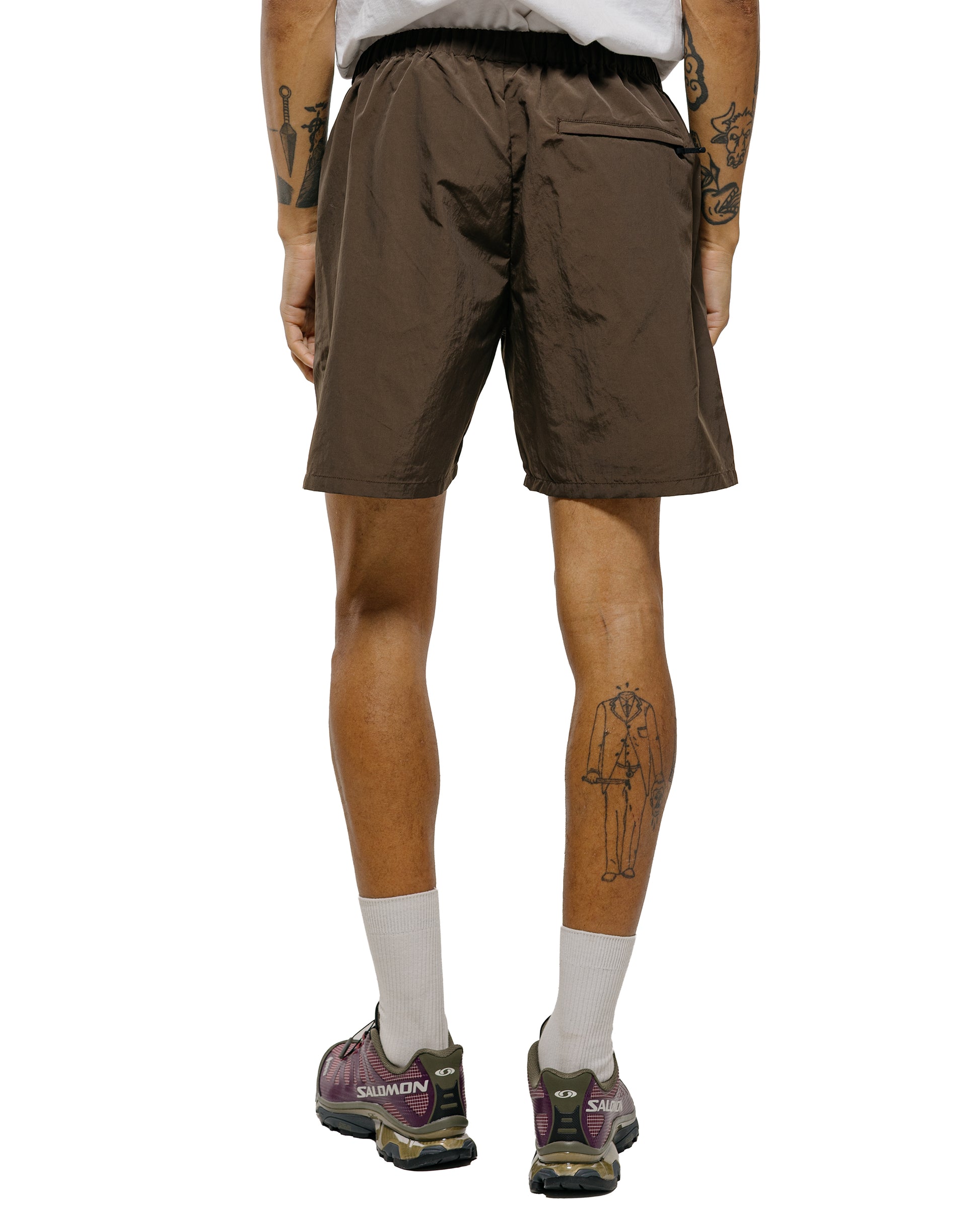 Goldwin Nylon Shorts Jet Brown