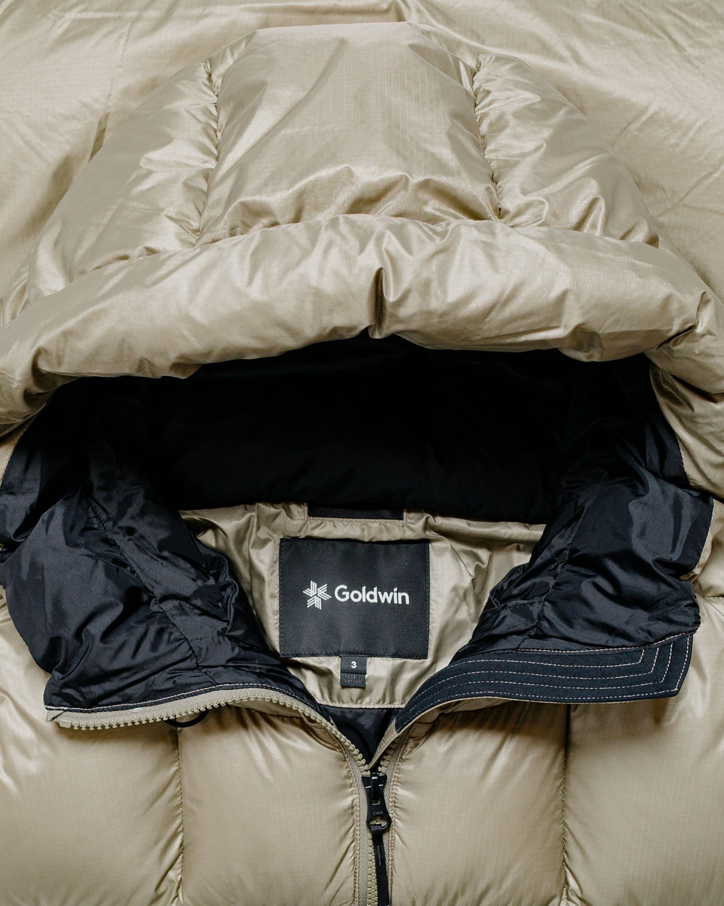Goldwin PERTEX QUANTUM Down Parka Oak Beige