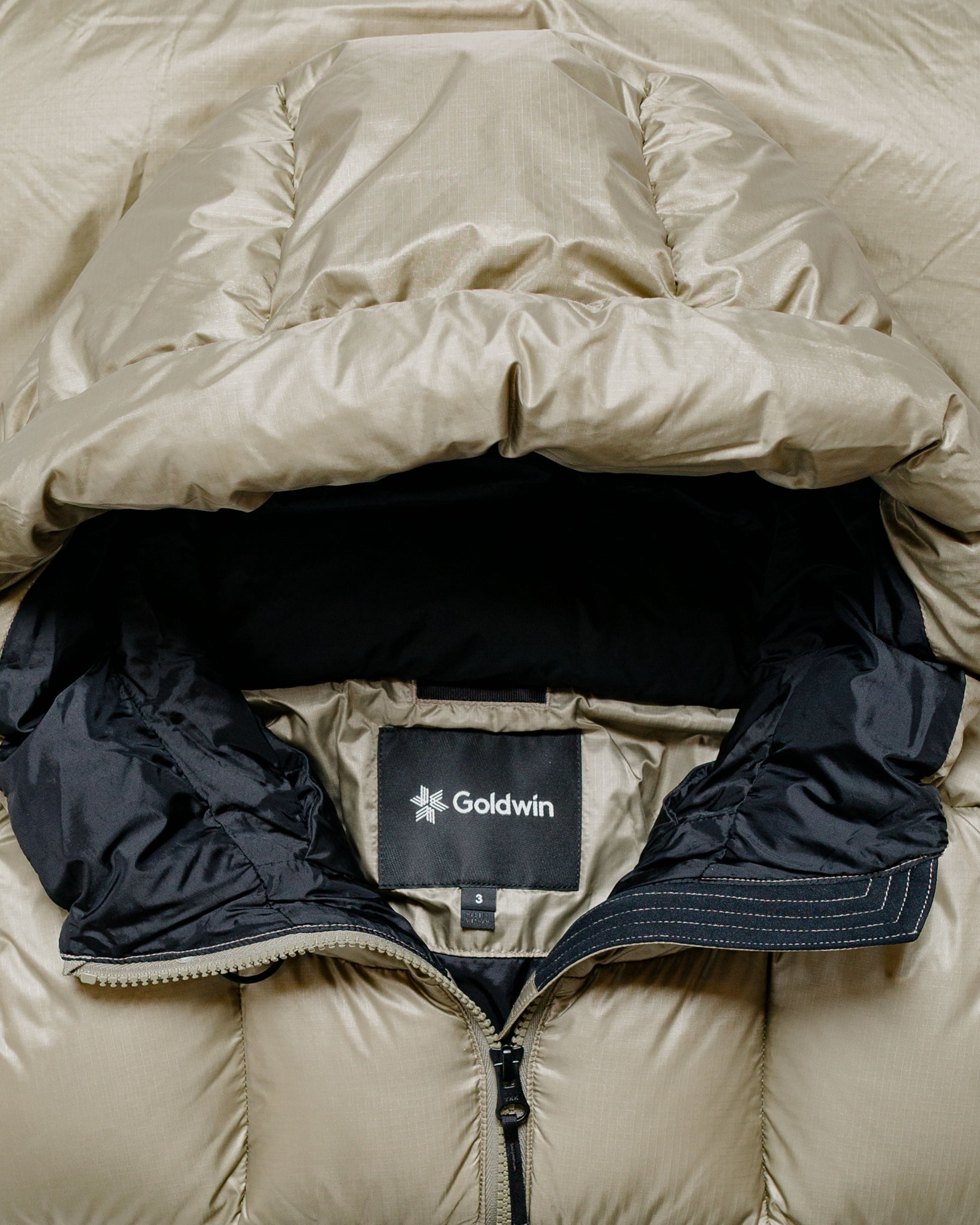 Goldwin PERTEX QUANTUM Down Parka Oak Beige