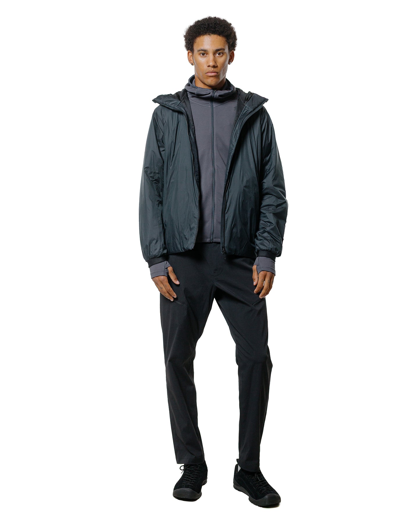 Goldwin PERTEX QUANTUM Padded Warm Jacket Wolf Gray