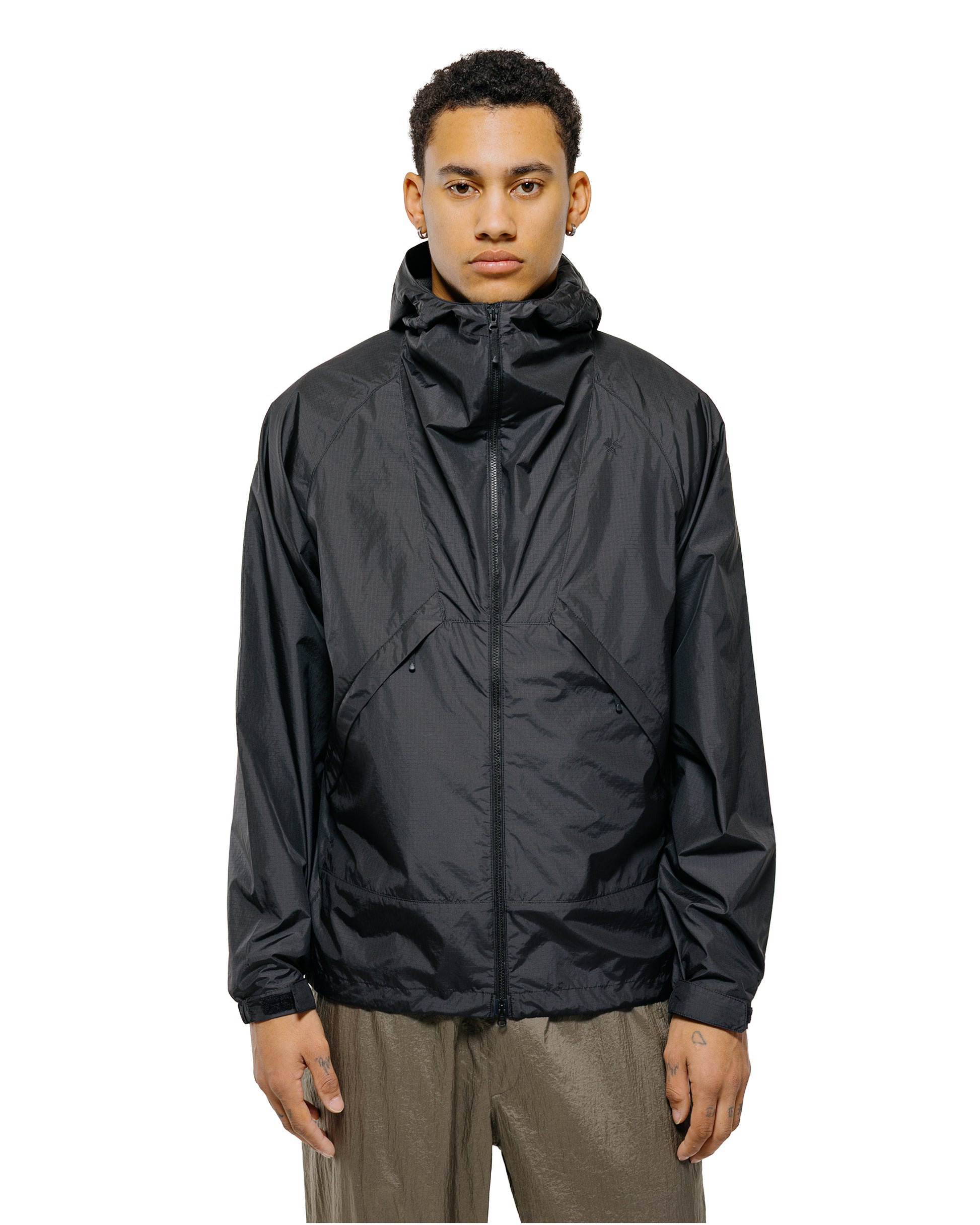 Goldwin Rip-stop Hooded Jacket Black